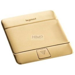 Puszka podłogowa Pop-up do wyposażenia, 3 moduły, mosiądz Legrand 054015