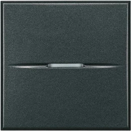 AXOLUTE - Łącznik schodowy 10AX (zaciski automatyczne) 2 moduły AXIAL antracyt Bticino HS4003M2AN